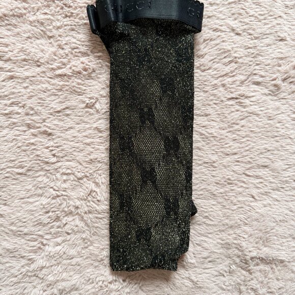 Gucci GG Monogram lurex tights - Picture 3 of 6